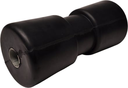 Kielrol zwart - 188x83 mm - 21 mm naafdiameter