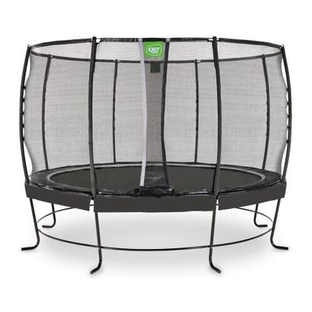 EXIT Lotus Premium Trampoline ø366cm - Op Poten - Rond - Trampoline Buiten - Voor Kinderen - Zwart