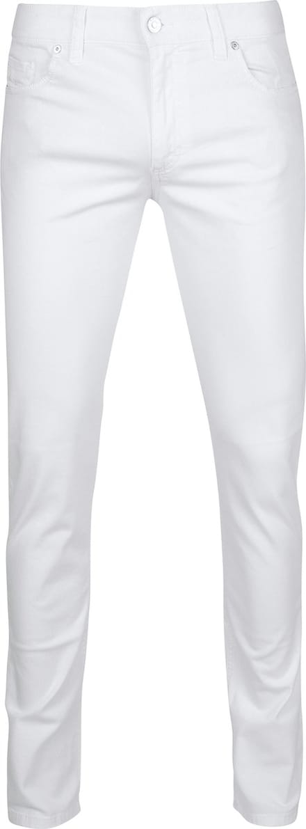 Alberto Pipe Denim Wit - Maat W 31 - L 32 - Heren - Jeans