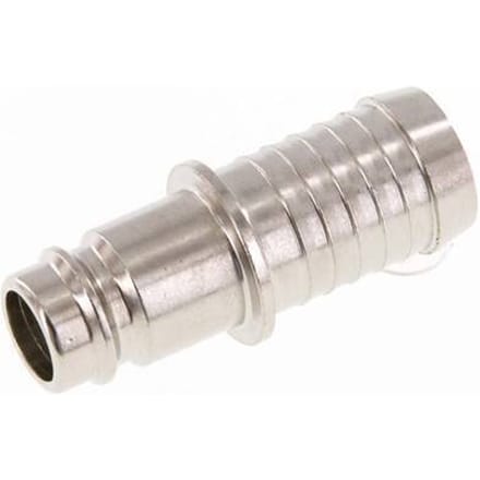 Gehard staal DN 10 Luchtkoppeling Insteeknippel 16 mm Slangpilaar
