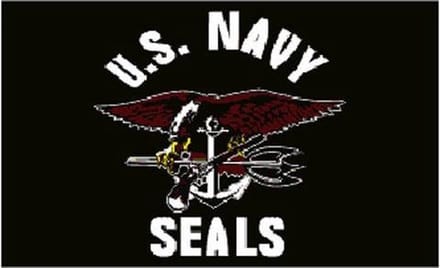 Navy Seals vlag 90 x 150