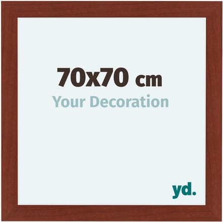 Your Decoration - Fotolijst 70x70 cm - MDF - Kersen - Como