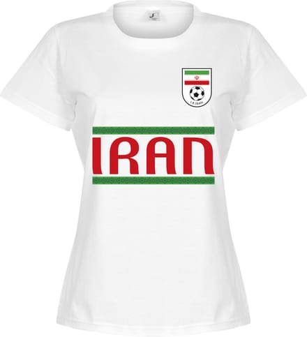 Iran Team T-Shirt - Wit - Dames - S