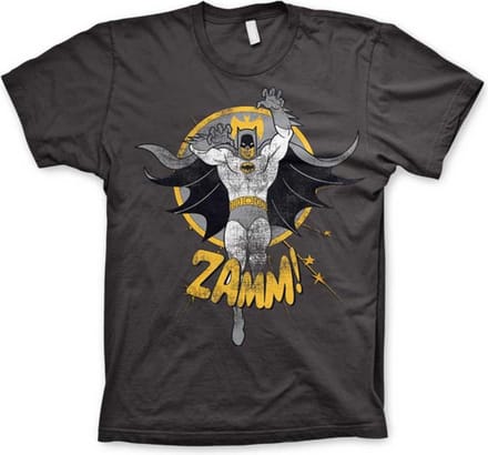 DC Comics Batman Heren Tshirt -L- Zamm! Grijs