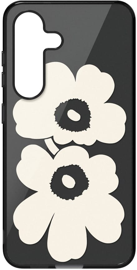 Samsung Galaxy S25 Hoesje - Unikko Hybrid Case - Marimekko - Cream