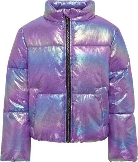 ONLY KOGCELINE METALLIC SHORT PUFFER CS OTW Meisjes Jas - Maat 158