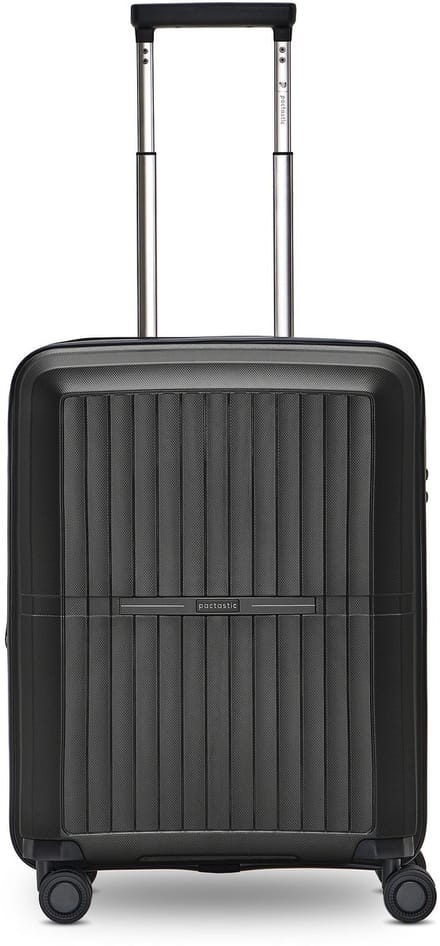 Pactastic Collection 01 Cabin Trolley Black - Metallic Zwart 55cm