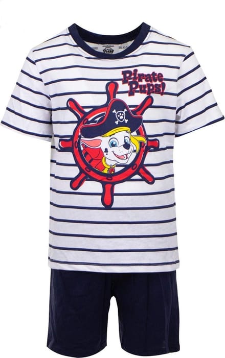 Paw Patrol Nickelodeon Short Pyjama - Shortama - Marshall - Pirate Pups blauw. Maat 98 cm / 3 jaar