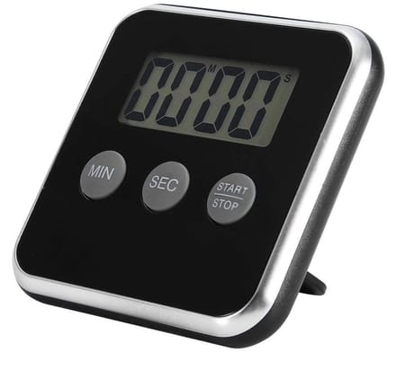 ONF3 - Digitale Kookwekker - Minitimer met Luid Alarm - Geel - Keuken Timer - Handig voor Koken - Compact formaat