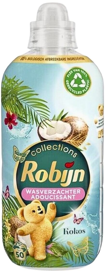 Robijn Collections - Wasverzachter - Kokos - 1,25L - 50 Wasbeurten - 1 stuk