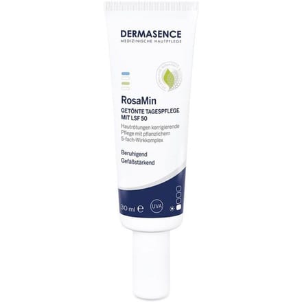 DERMASENCE RosaMin getönte Tagespflege LSF 50 Creme, 30 ml Creme