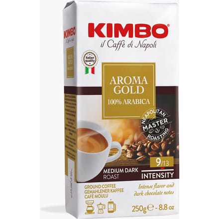 Kimbo Gold Espresso 100% Arabica gemalen 250g