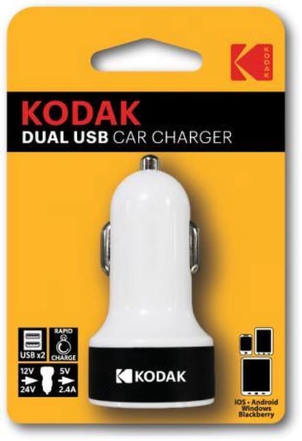 Kodak Dual USB Auto Adapter