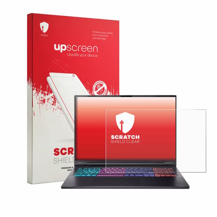 upscreen - Screenprotector voor Acer Nitro 18 AI AN18-61 - Folie Beschermfolie transparant
