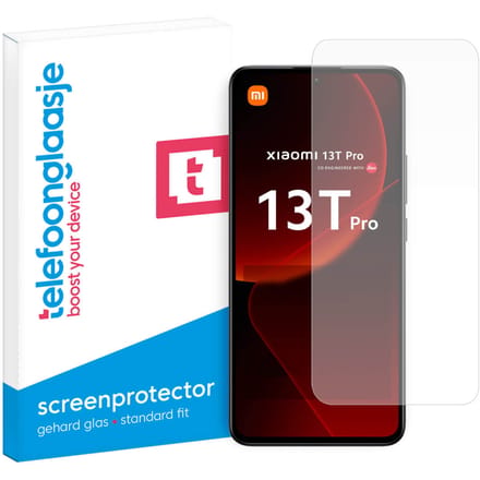 Xiaomi 13T screenprotector gehard glas