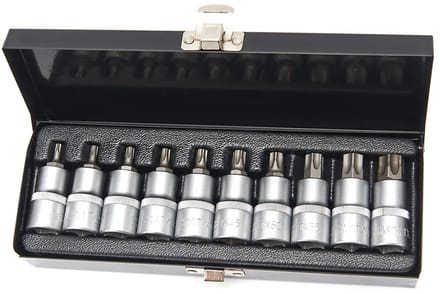 HBM 10 Delige 1/2 inch TORX Doppenset