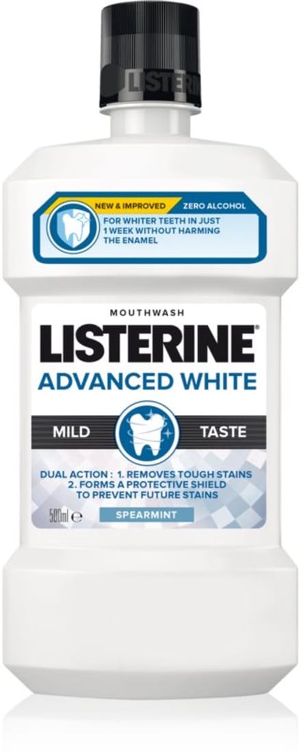 Listerine - Advanced White Mild Taste - Mouthwash With Bleaching Effect