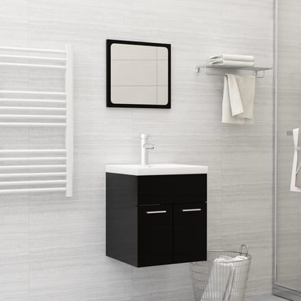 vidaXL - Inbouwwastafel - met - kraan - 42x39x18 - cm - keramiek - wit