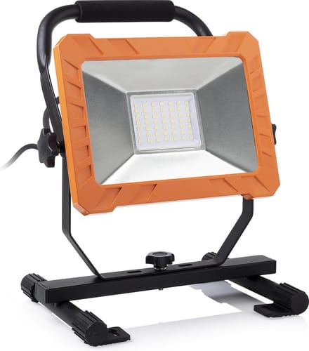 Smartwares Bouwlamp - LED 2x 50W - 4000 LM - 2,5 Meter Snoerlengte - FCL-76004 - IP65 - Voor Binnen & Buiten Werklamp