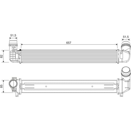 Intercooler VALEO 818389