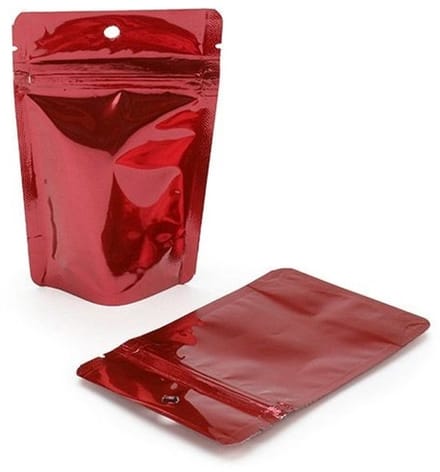 Stazakken Rood 8x5x13cm | 28 gram met rond ophanggat (100 stuks)