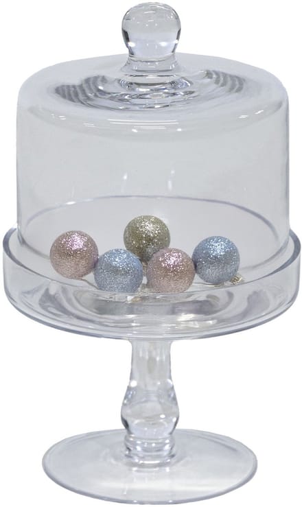 Mega Collections decoratie stolp - Motion - glas - 14 x 23 cm - decoratieve stolp