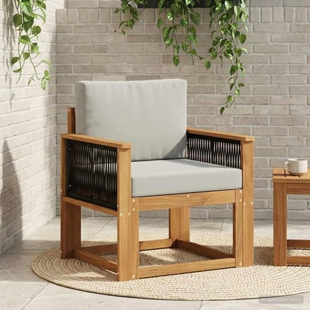vidaXL - Buiten - Midden - Sofa - Massief - Acacia - Hout - Naturel