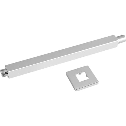 30cm Chroom Vierkante Plafond Douche Verlengarm Wandmontage voor Badkamer Douchekop white