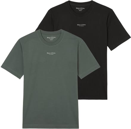 Marc O Polo T-shirt Medium-Logo Set van 2