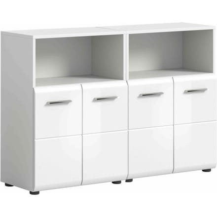 IJs badkamercombinatie wit hoogglans MDF TZ wit NB - 32x120x82cm