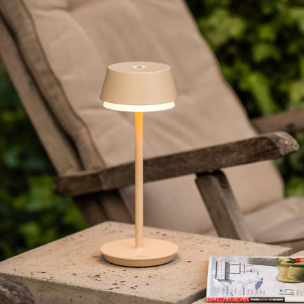 Konstsmide 7830-330 Lyon LED-accutafellamp 2.5 W Warmwit, RGB Zand