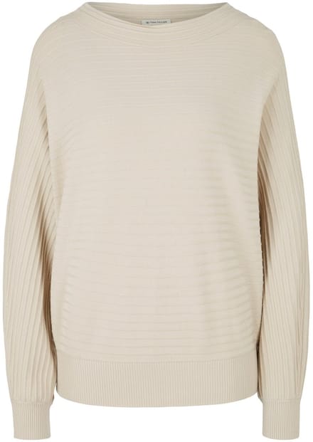 Tom Tailor - Pull - Maat L - Vrouwen - 12365 Dusty Bei - Viscose