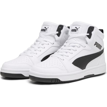 PUMA Rebound v6 Unisex Sneakers - Wit/Zwart