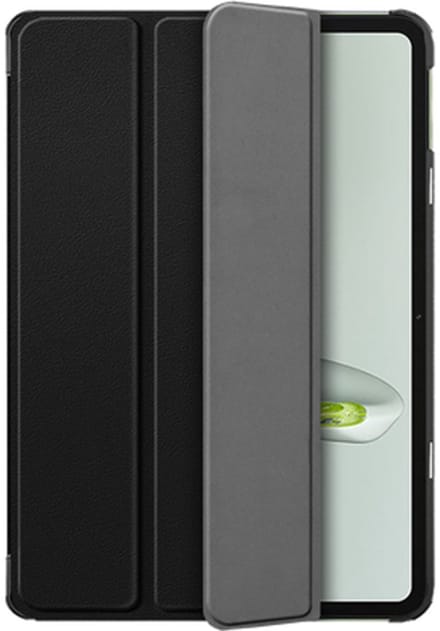 Just in Case tablet Hoes geschikt voor OnePlus Pad Go - TriFold Bookcase - Zwart