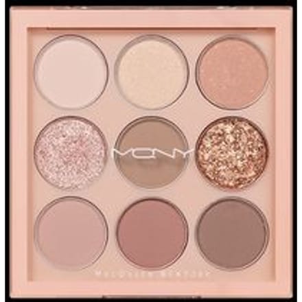 MQNY - 1001 Tone-On-Tone Shadow Palette Pro 9 Nude Mood