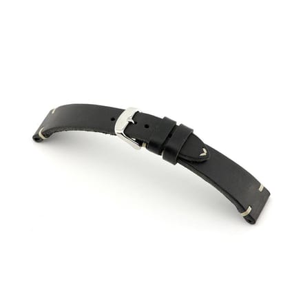 Horlogeband St. Pauli 20/18 mm Zwart M