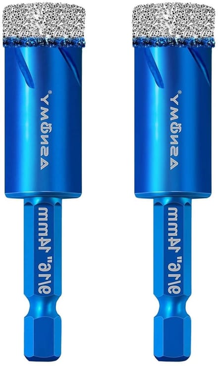 Solidchoice - Set van 2 Diamant Boorbits voor Tegels en Glas (14mm)