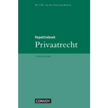 Repetitieboek Privaatrecht - van der Veen