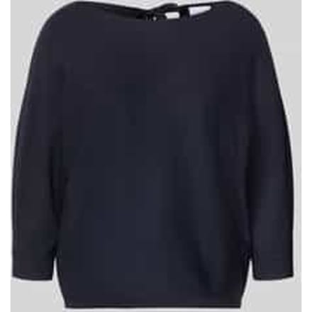Ronde Hals Pull met Decoratieve Satijnen Lint Dames COMMA
