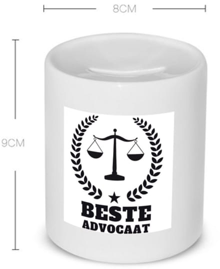 Akyol - beste advocaat Spaarpot - Beste advocaat - collega - cadeau - 350 ML inhoud