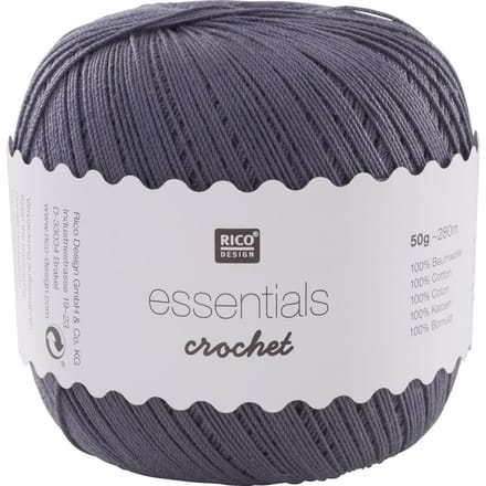 Rico Design Essentials Crochet - Muisgrijs