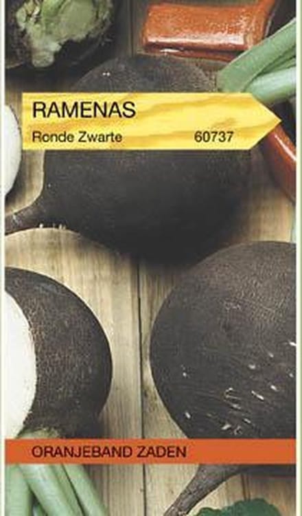 Oranjebandzaden -  Rammenas Ronde Zwarte