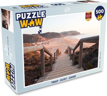 Puzzel Trap - Kust - Zand - Legpuzzel - Puzzel 500 stukjes