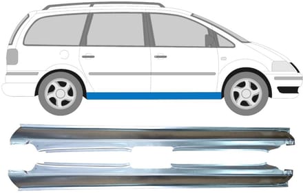 Volledige dorpel voor Ford Galaxy 1995-2010 / Links + Rechts / Set