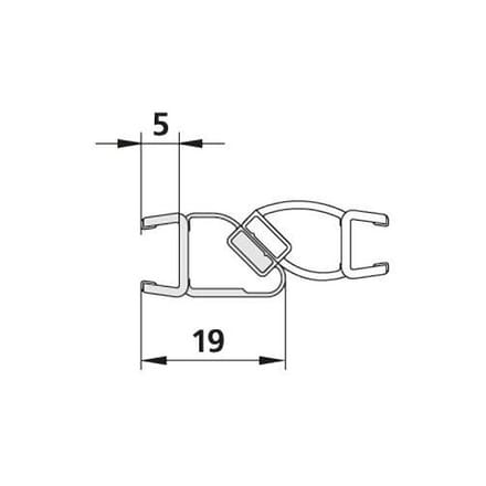 Kermi replacement magnetic profile 6025715