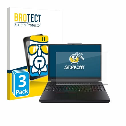 Screenprotector 3 Stuks voor Lenovo ThinkPad P16 Gen 3 Beschermglas transparant
