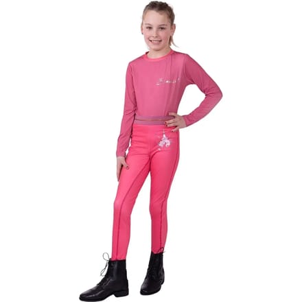 QHP Sportshirt Yazz Junior - maat 104 - rose