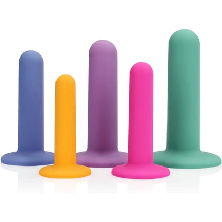 Silicone Vagina Dilator Set - Multicolor