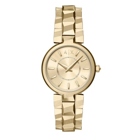 Armani Exchange AX4407 Vrouwen Horloge 34 mm - Goudkleurig