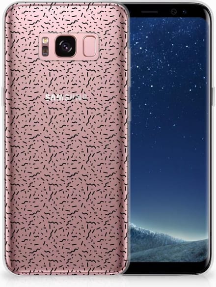 Samsung Galaxy S8 TPU bumper Stripes Dots